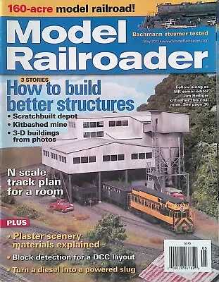 Model Railroader Magazine May 2012 How To Build Better Structures N Scale Plan • $7.99