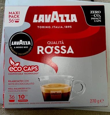 £9.70 • Buy Lavazza A Modo Mio Qualità Rossa, Coffee Pods Espresso, 36 Capsules