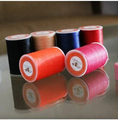 $9.21 • Buy Professional 3 Strands Waxed Lined Thread 0.65mm 85M Hand Sewing Leathercraft