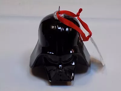 Star Wars Darth Vader Helmet Christmas Ornament Hallmark Disney Black Plastic • £16.40