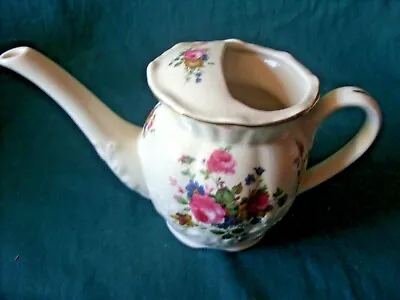 £9.99 • Buy Maryleigh Pottery Stafforshire Pitcher With Long Spout Floral Pattern  