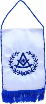 Masonic Master Mason Past Master Table Banner Hand Embroidered • $19.99