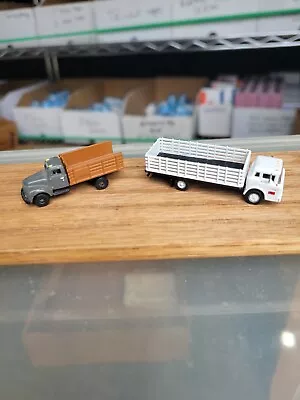 N Scale Lot Of 2 Stake Trucks • $10.50