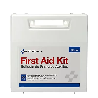 First Aid Kit 225-AN 50-Person OSHA-Compliant Emergency First And Only • $19.99