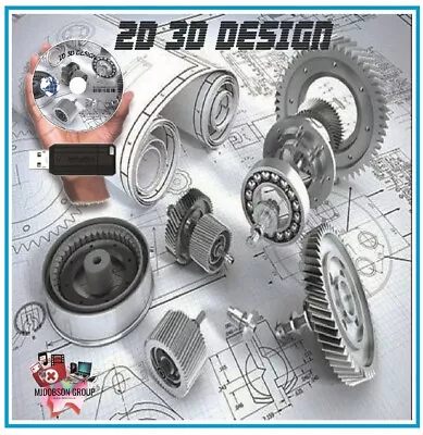 2D 3D CAD DWG FILE ENGINEERING MODELING W10 Mac Compatible FREE POSTAGE • £10.45