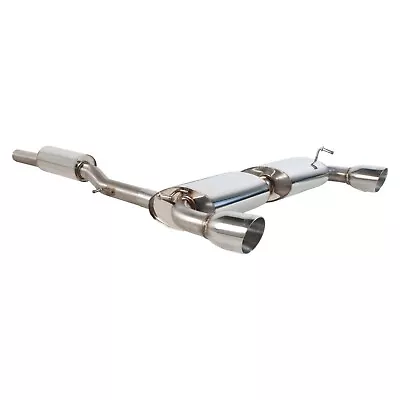 VW Golf Mk4 R32 2.75  Resonated Catback Exhaust Stainless Daytona Twin Tip • $736.34