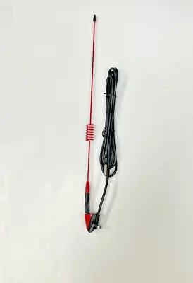 $25 • Buy 19  Red Vintage Roof Fender Side Mount Car  Am/fm Auto Antenna Metal Mast Ant