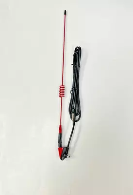 19  Red Vintage Roof Fender Side Mount Car  Am/fm Auto Antenna Metal Mast Ant • $25