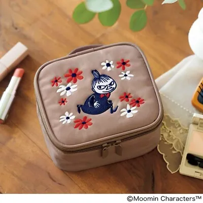 Moomin Little My Pouch With Mirror Vanity Bag Embroidery Kawaii From Japan New • $17.90