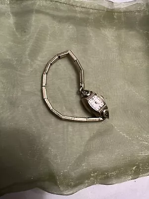 Ladies Vintage Paul Breguette 10K GF Stretch Bracelet Wind Up Watch • $70
