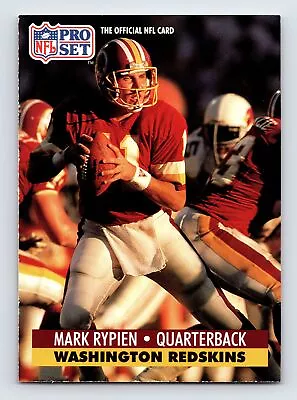 1991 Pro Set Mark Rypien #322  Football  Washington Redskins • $1.50