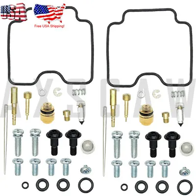 2 Sets For Yamaha V-Star 1100 XVS1100 1999-2009 Carburetor Repair Kit Air Screw • $11.59