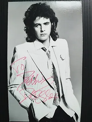 DAVID ESSEX Nice Early Young  Signed Postcard Size Photo  Excellent Item  • £18