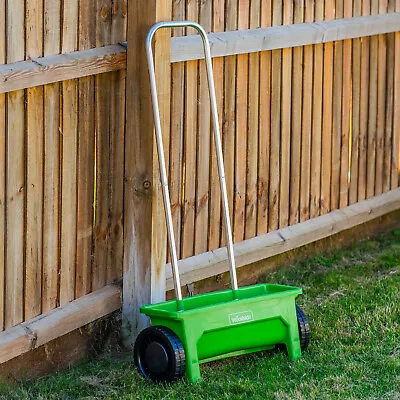 Woodside 12L Garden Lawn Seed/Fertiliser Spreader Grass Weed Feed Salt Gritter • £29.99