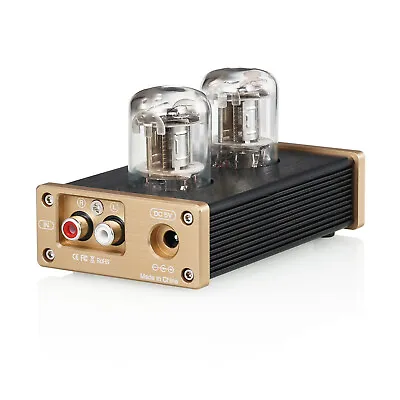 Class A Direct Heated Valve Tube Preamp Stereo Audio Pre-Amp W/Volume Control • £47.51