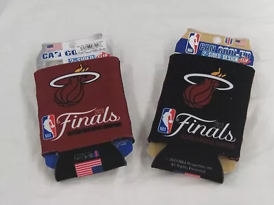 Miami Heat 2023 Finals Red Black Two Can Cooler Package New Two Sided New • $15.95