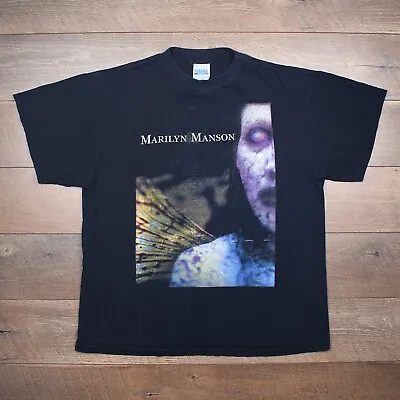 Vintage 1996 Marilyn Manson Antichrist Superstar Shirt - L Rock NIN Rob Zombie • $215