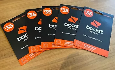 Boost Mobile $35 Prepaid SIM Trio Starter Kit 4G/5G Network - Exp 14 March 2025 • $16