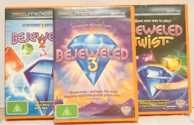 Bejeweled Bulk Game Lot PC 2 3 Twist Popcap Puzzle Mac • $18.99