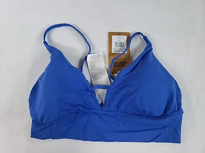Billabong Women's Classic V Neck Cami Bikini Top Moroccan Blue Small New W/ Tag • $26.24