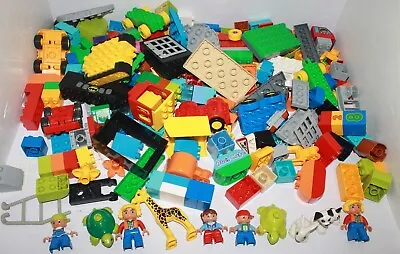 Lego Duplo Mixed Bulk Lot 2.4 Kg Plus 10 Minifigures #AAT7Y-99 • $59.99