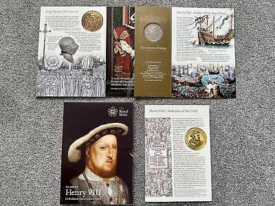 2009 Henry VIII £5 BUNC Brilliant Uncirculated Royal Mint Pack • £10
