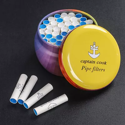 50pcs 9mm Activated Carbon Filter For Smoking Accessories Tobacco Pipe Filters • $20.89