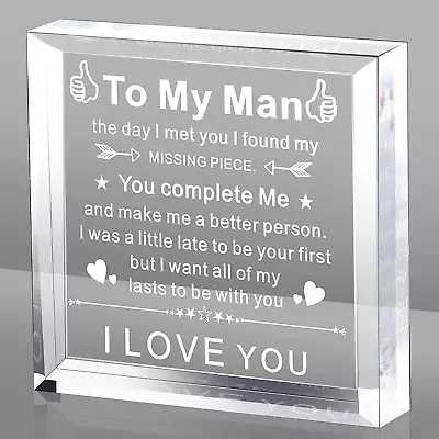 To My Man Gift For Him Anniversary Birthday Gifts For Boyfriend I Love You Gift • $14.99