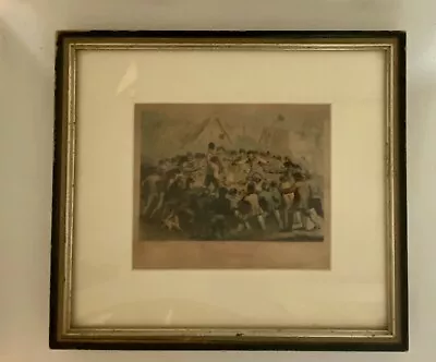 Sherwood & Co Cock Fighting Print Framed • £43.39