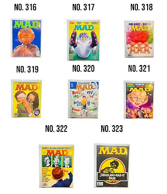 1993 Rare  Sealed Comic (9s) Tom Koch Collectible Mad Magazine No. 316-323 • £92.49
