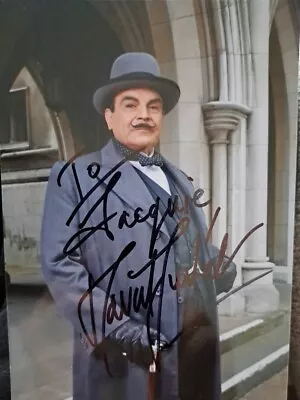 Photo From Poirot Signed By David Suchet • £30