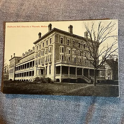 Madison WI Chadbourne Hall University Of WI Postcard Wisconsin Early 1900’s • $2.99