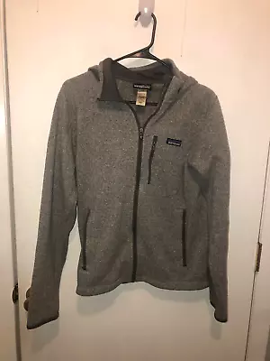 Patagonia Mens Small Gray Better Sweater Full Zip Fleece Hoodie • $69.99