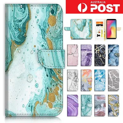 Marble Crystal Phone Case Cover For OPPO A52 A72 A91 A5 A9 2020 RENO 2 A73 A57  • $15.99