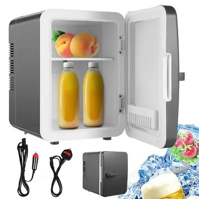 Mini Fridge 6L Portable Table Top Electric Small Cooler Warmer Ice Box Car Home • £32.99