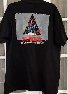 VTG 90’s Concert T-Shirt Single Stitch Soundcheck Yamaha Rock Music Showcase XL • $19