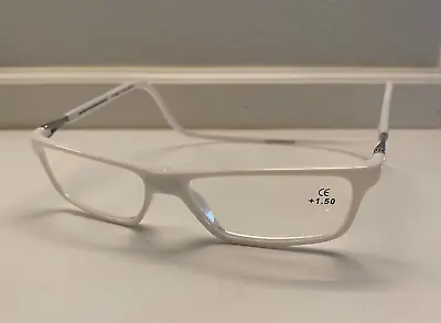Adjustable Magnetic Front Connected Reading Eye Glasses Full Rim +1.50 • $19.95