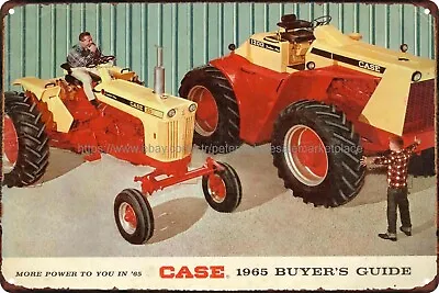 Bedroom Bar Club Shop Design 1965 Case Tractor Metal Tin Sign • $18.93