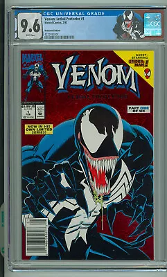 Venom Lethal Protector 1 CGC 9.6 Newsstand White Pages • $114.99