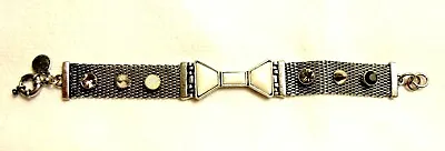 Authentic Signed Marc By Marc Jacobs Silver-tone Bow & Stones Bracelet 7.5  • $29.99