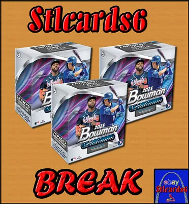 🔥Pick Your Team🔥 [#12] [3x] 2023 BOWMAN PLATINUM MONSTER BOX🔥BREAK🔥 • $5.99