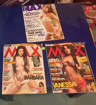 Lot 3 Max Magazines Mexico - Vanessa Arias Lots O Beautiful Latinas Great Bodies • $12.99