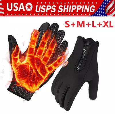 Thermal Windproof Waterproof Winter Gloves Touch Screen Warm Mittens Men Women • $4.99