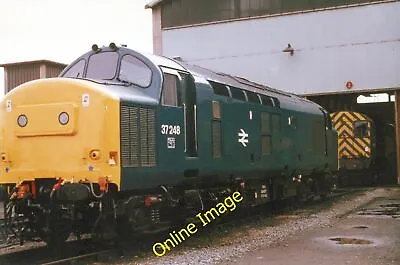 Railway Photo 6x4 Class 37 37 248 Stabled At Landore 22/8/82 • £2