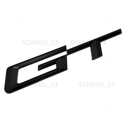 Matte Black GT Letter Logo Emblem Trunk Lid M 3 Series Performance F34 F34N • $13.59