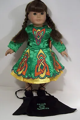 Green Irish Dance Costume W/Crinoline Doll Clothes For 18” American Girl (Debs* • $23.99