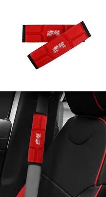 Car Seat Belt Cover Safety Shoulder Straps Pads Red Mugen For Honda Acura • $49.99