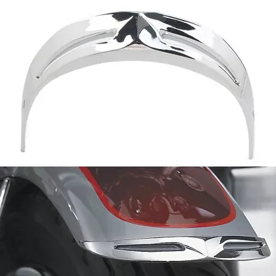 Front Fender Tip Trim For Harley Dyna Super/Wide Glide Street Bob Softail Chrome • $48.41