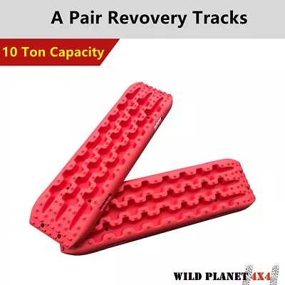 A Pair Recovery Tracks 4WD 4x4 ATV Offroad Tyre Ladder Caravan Sand Mud Snow • $75.60