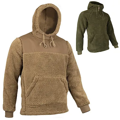 Jack Pyke Sherpa Fleece Hoodie Men's Warm Winter Fur Hiking Shooting Work Top • £29.49